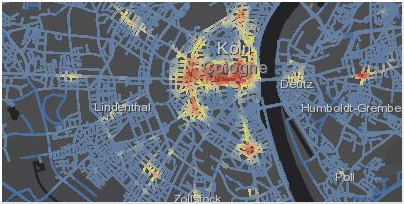 Bsp.: Datenanalyse des Standortmarketing am Beispiel der Passantenfrequenz in Köln