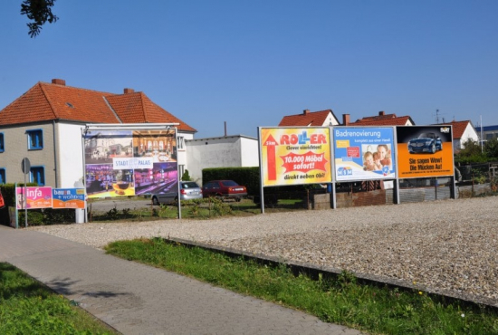 Erhöhung des lokalen Geschäftsumsatzes in Celle durch Dauerwerbung auf Großwerbefläche - shopunits.de